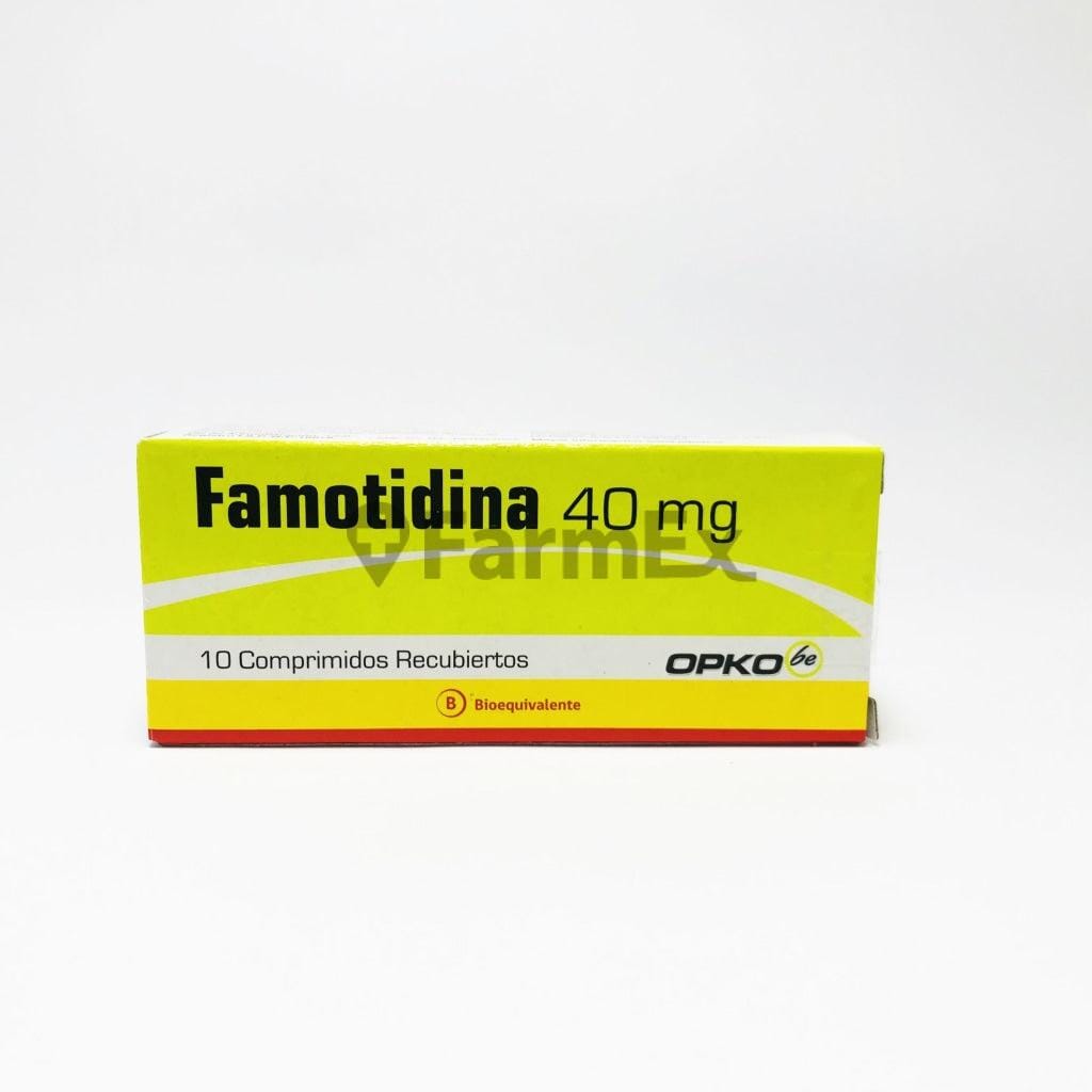 Famotidina 40 mg x 10 comprimidos Farmex-MiaHealth-Persistente